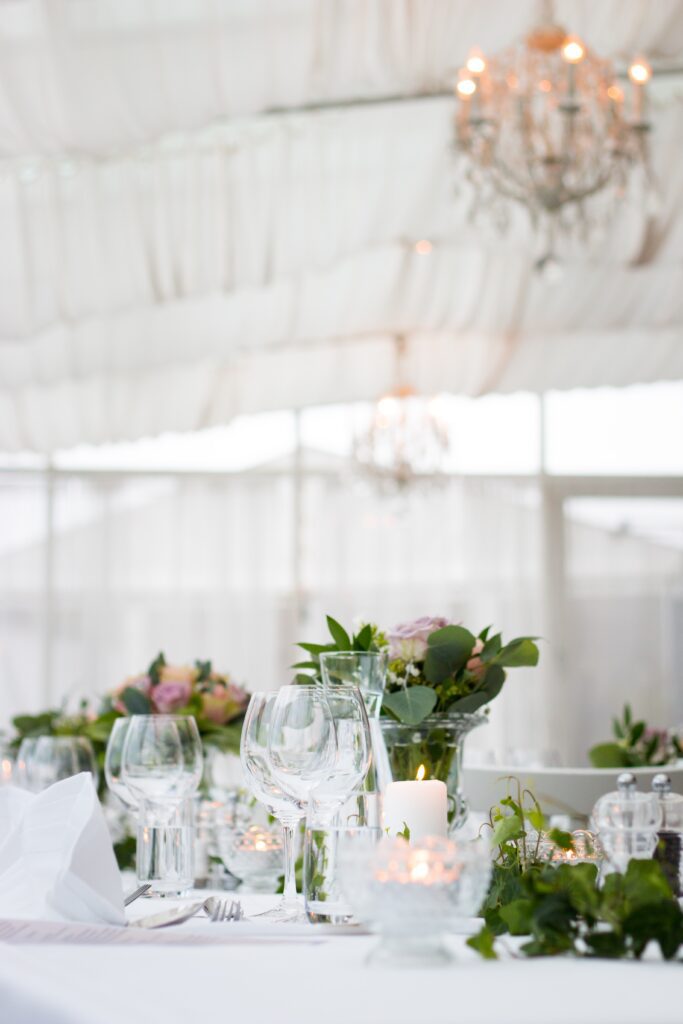 Salle de la réception de mariage